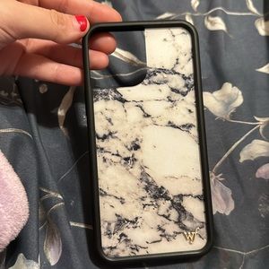 Wildflower iPhone 13 Pro Max marble cover